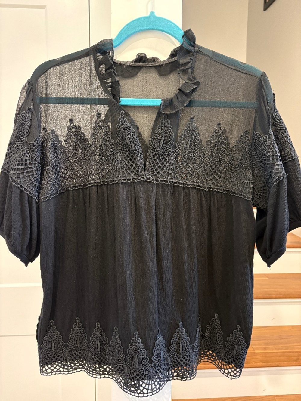 Anthropologie Maeve Giulia Lace Top